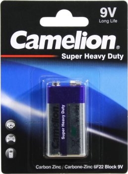 Батарейка Camelion 6F22-BP1B, 9V, типа "крона"