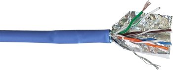 Кабель FTP Lanmaster LAN-5EFTP-PT-LSZH-BL кат.5E FTP 4 пары 26AWG LSZH внутренний 305м синий