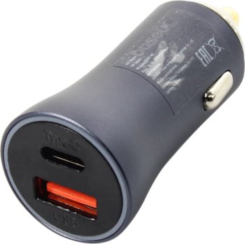 Автомобильный адаптер питания [NEW] Baseus <CGJM000113> USB (Вх. DC12-24V, Вых. DC5/9/12V, 60W, USB, USB-C)