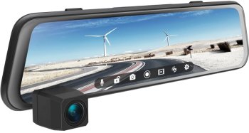 Автомобильный видеорегистратор Neoline EasyDrive 2K Wi-Fi Dual черный 1440x2560 1440p 170гр.