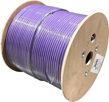 Кабель FTP Lanmaster TWT-6FTP-NGLS кат.6 FTP 4 пары 23AWG нг(А)-LS внутренний 305м фиолетовый