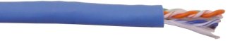 Кабель FTP Lanmaster LAN-6AFTP-HFLT-BL кат.6A FTP 4 пары 23AWG LSZH внутренний 305м синий