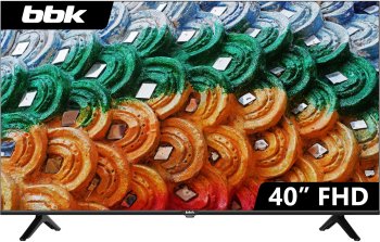 Телевизор-LCD BBK 40" 40LEM-1030/FTS2C (B) черный FULL HD 50Hz DVB-T2 DVB-C DVB-S2 USB (RUS)