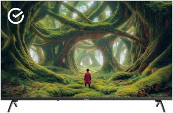 Телевизор-LCD Sber 43" SDX-43F3000DBA Салют ТВ Frameless черный FULL HD 60Hz DVB-T DVB-T2 DVB-C DVB-S DVB-S2 USB WiFi Smart TV (RUS)