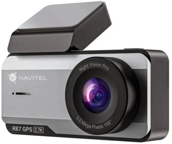 Автомобильный видеорегистратор Navitel R87 GPS черный 1944x2592 150гр. CV1811H