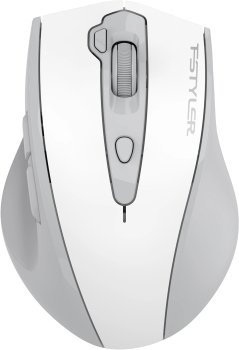 Мышь беспроводная A4Tech Fstyler FG55S Plus белый оптическая 1200dpi USB