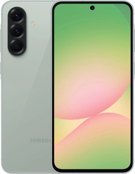 Смартфон Samsung SM-A566E Galaxy A56 5G 256Gb 8Gb зеленый моноблок 3G 4G 6.7" 1080x2340 Android 15 50Mpix 802.11 a/b/g/n/ac/ax NFC GPS GSM900/1800 GSM