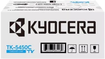 Картридж Kyocera TK-5450C 1T0C0DCNL0 голубой (3200стр.) для ECOSYS PA2600cx, ECOSYS PA2600cwx, ECOSYS MA2600cfx, ECOSYS MA260