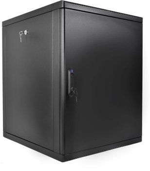 Шкаф коммутационный ЦМО (ШРН-М-12.650.1-9005) настенный 12U 600x650мм пер.дв.металл 120кг черный 581мм 24.48кг 180град. 610мм IP20 металл