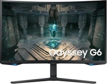 Монитор Samsung 31.5" Odyssey G6 S32BG650EUXEN черный VA LED 16:9 HDMI полуматовая HAS Piv 2500:1 350cd 178гр/178гр 2560x1440 240Hz DP 2K USB 7.4кг