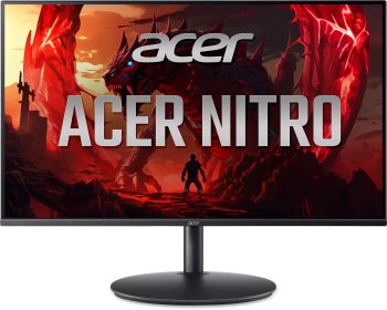 Монитор Acer 23.8" Nitro XF240YW5bmiiphx черный IPS LED 1ms 16:9 HDMI M/M матовая HAS Piv 250cd 178гр/178гр 1920x1080 240Hz FreeSync Premium DP FHD 3.
