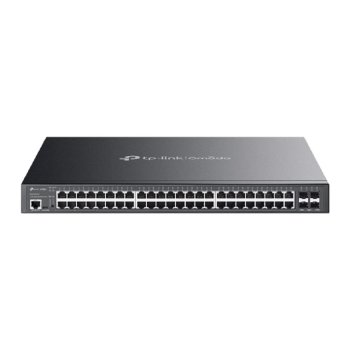 Коммутатор TP-Link SG3452XMPP Omada 48-портовый гигабитный управляемый РоЕ- уровня L2+ (40 портов PoE+ и 8 портов PoE++) с 4 SFP+ слотами 10G