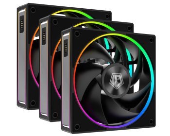 Вентилятор ы для корпуса ID-COOLING MF-1230-ARGB-K TRIO 4-pin PWM, 80.5 CFM, 31.2 дБ, 2300 об/мин, 3-pin ARGB, набор из 3 штук