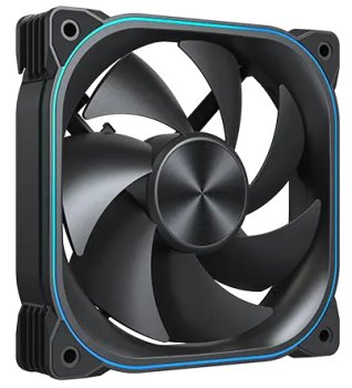 Вентилятор XASTRA FG120B ARGB (FG120-1BA-SXX) 4-pin PWM, 53.71 CFM, 24.72 дБ, 1500 об/мин, 3-pin ARGB