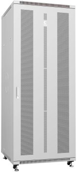 Шкаф коммутационный Cabeus (ND-05C-42U80/80) напольный 42U 800x800мм пер.дв.перфор. задн.дв.перфор. 800кг серый 700мм 2055мм IP20 сталь