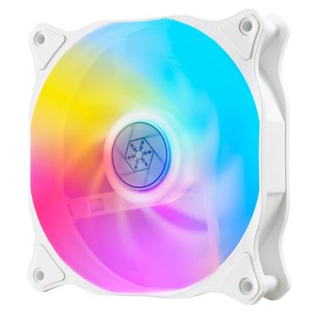 Вентилятор SilverStone Air Blazer 120R [SST-AB120RW-ARGB] White 600-2200 об/мин, 93.97 CFM, 7.4-35.6 дБ, 4-pin PWM, 3-pin ARGB