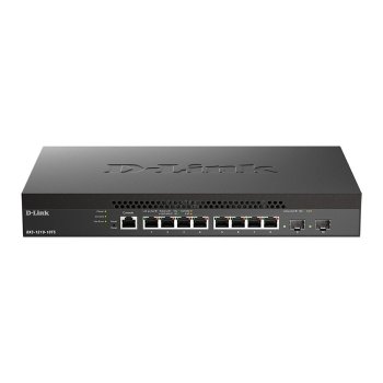 Коммутатор D-Link DXS-1210-10TS/B2A PROJ управляемый L2+ с 8 портами 10GBase-T и 2 портами 10GBase-X SFP+
