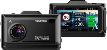Гибридное устройство (видеорегистратор + радар-детектор) TrendVision Combo F10 1080p 170гр. GPS MSTAR 8336