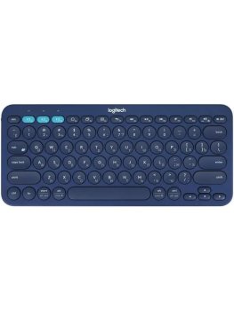 Клавиатура Logitech K380 Multi-Device Bluetooth Keyboard Беспроводная мембранная клавиатура, английская раскладка, синяя