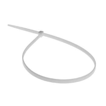 Стяжка Rexant (07-0400) nylon 5.0 х 400 мм 100 шт белый