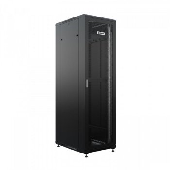 Шкаф NTSS напольный универсальный серверный NTSS R 18U 600х800мм, 4 профиля 19, двери перфорированная и перфорированная, боковые стенки съемные, регул