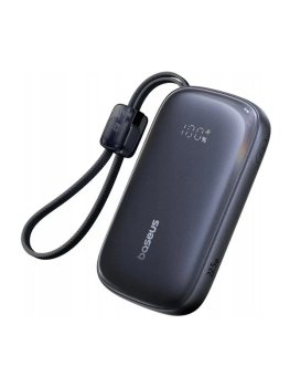 Портативный аккумулятор Baseus EnerFill FC21 Qpow 3 Ultra Digital Display with Detachable Cable 10000 mAh , cosmic black, E0027L00