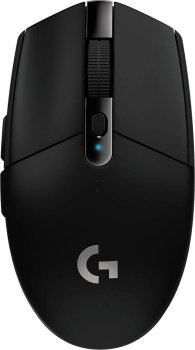 Мышь беспроводная Logitech G304 Lightspeed черный оптическая 12000dpi USB 5but (910-005284)