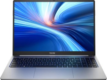 Ноутбук Tecno MegaBook T16RA Core i5 13420H 16Gb SSD1Tb Intel UHD Graphics 16" IPS FHD+ (1920x1200) Windows 11 Home 64 grey WiFi BT Cam 6510mAh (71005