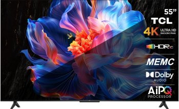 Телевизор-LCD TCL 55" 55P6K черный 4K Ultra HD 60Hz DVB-T DVB-T2 DVB-C DVB-S DVB-S2 USB WiFi Smart TV (RUS)