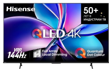 Телевизор-LCD QLED Hisense 100" 100E7Q PRO угольно-серый 4K Ultra HD 120Hz MEMC DVB-T DVB-T2 DVB-C DVB-S DVB-S2 USB WiFi Smart TV