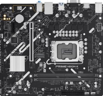 Материнская плата ASUS PRIME H810M-K Soc-1851 INTEL H810 2xDDR5 mATX AC`97 8ch(7.1) GbLAN RAID+VGA+HDMI