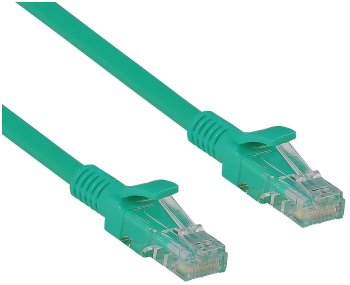 Кабель UTP ExeGate EX258672RUS UTP cat.5e, 1м ExeGate зеленый