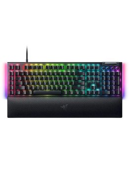 Клавиатура Razer BlackWidow V4 (Linear Yellow Switch) GL Linear Yellow проводная механическая игровая, английская раскладка, черная