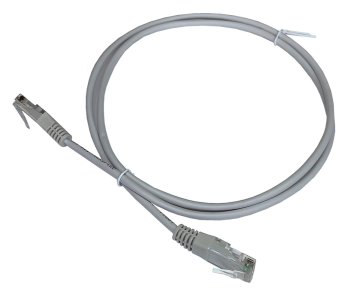 Кабель UTP Lanmaster TWT2-45-45-5.0-GY RJ-45 вил.-вилка RJ-45 кат.5E 5м серый ПВХ