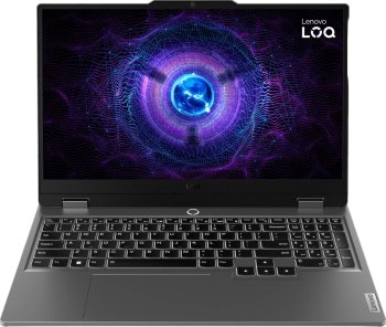 Ноутбук Lenovo LOQ 15IRX9 Core i7 13645HX 16Gb SSD512Gb NVIDIA GeForce RTX4050 6Gb 15.6" IPS FHD (1920x1080) без ОС grey WiFi BT Cam (83DV01HPSA)