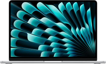 Ноутбук Apple MacBook Air A3449 M5 10 core 16Gb SSD512Gb/8 core GPU 13.6" Liquid Retina (2560x1664) macOS silver WiFi BT Cam (MDH74LL/A)