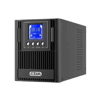 Источник бесперебойного питания CBR ESSENCE ESN-1000C [Online 1000 VA / 1000 W, Tower, 4 x C13, LCD, HID-USB, RS232, EPO, SNMP slot] (ESN-1KT-4I-LCHER