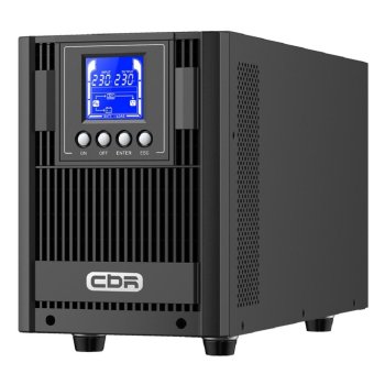 Источник бесперебойного питания CBR ESSENCE ESN-2000C [Online 2000 VA / 2000 W, Tower, 6 x C13, LCD, HID-USB, RS232, EPO, SNMP slot] (ESN-2KT-6I-LCHER