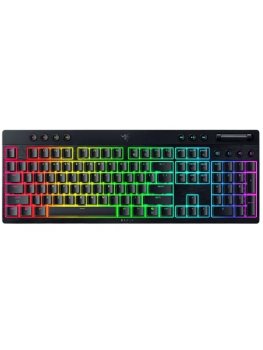 Клавиатура Razer BlackWidow V4 Low-Profile Hyperspeed Orange Switch Razer Orange проводная механическая игровая, английская раскладка, черная