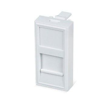 Вставка для розетки Rexant (03-0260) Mosaic 22,5x45, на 1 порт со шторкой