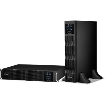 Источник бесперебойного питания STARK SC 2000 ONLINE ONE RT 2000 ВА/2000 Вт {Online, Rack/Tower, 110-300В, 6xC13, Smart-slot, USB, RS232, EPO, БЕЗ АКБ