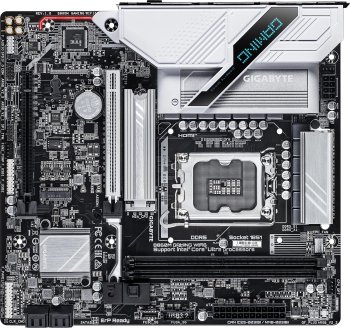 Материнская плата Gigabyte B860M GAMING WIFI6, LGA 1851, INTEL B860, 2xDDR5, 4xSATA, 2xM.2, 1xPCIe 5.0 x16, 1xPCIe 4.0 x16, 1xHDMI, 1xDP, 1x2.5Gb LAN,