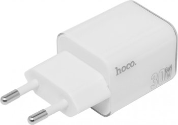 Зарядка USB-устройств Hoco N47 Glorious 30W 3A (PD) USB Type-C универсальное белый (PD30W 35370)