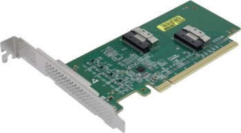 Контроллер LR-LINK <LRNV9F14> PCI-Ex16 2xSFF-8654 NVMe Adapter