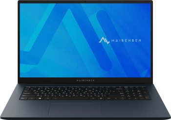 Ноутбук Maibenben M17A-R574UM Ryzen 5 7430U 16Gb SSD512Gb AMD Radeon Graphics 17.3" IPS FHD (1920x1080) Windows 11 Home blue WiFi BT Cam 3896mAh (M17A