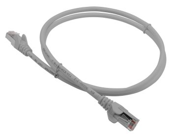 Кабель FTP Lanmaster LAN-PC45/S5E-3.0-GY FTP RJ-45 вил.-вилка RJ-45 кат.5E 3м серый LSZH
