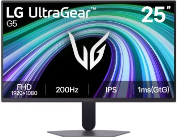 Монитор LG 25" UltraGear 25G523B-B черный IPS LED 1ms 16:9 HDMI матовая 1000:1 300cd 178гр/178гр 1920x1080 FHD 3.5кг
