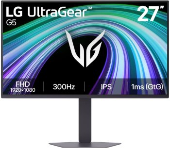 Монитор LG 27" UltraGear 27G550B-B черный IPS LED 1ms 16:9 HDMI матовая HAS Piv 1000:1 300cd 178гр/178гр 1920x1080 FHD 5.5кг