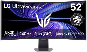 Монитор LG 51.6" UltraGear 52G930B-B черный VA LED 1ms 21:9 HDMI M/M матовая HAS Piv 4000:1 400cd 178гр/178гр 5120x2160 240Hz DP 5K USB 16.8кг