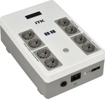 Источник бесперебойного питания ITK Electra EST8-800VA-1-001 480Вт 800ВА черный